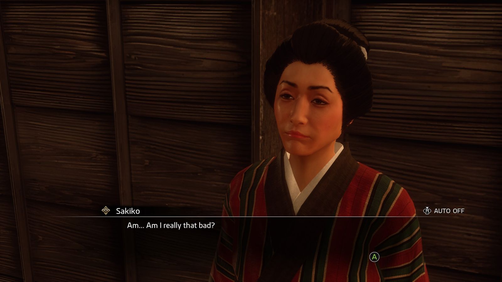 Sakiko: Am... Am I really that bad? It's a Long Story quest Like a Dragon Ishin