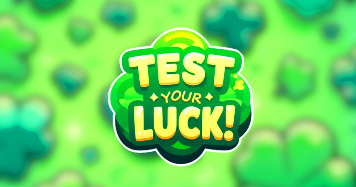 Roblox Test Your Luck Codes (December 2023)