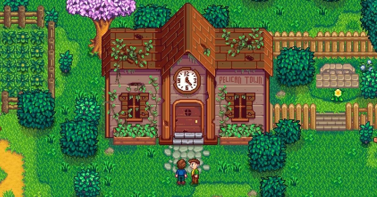 The town hall in Stardew Valley.