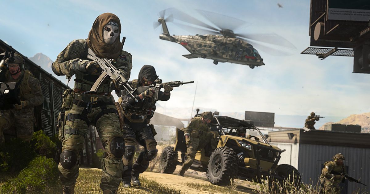 Warzone 2 players standing near vehicle