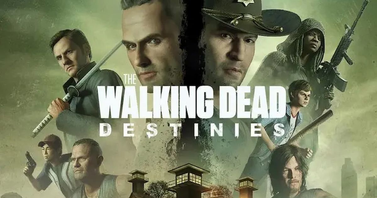 The Walking Dead: Destinies cover featuring its main characters