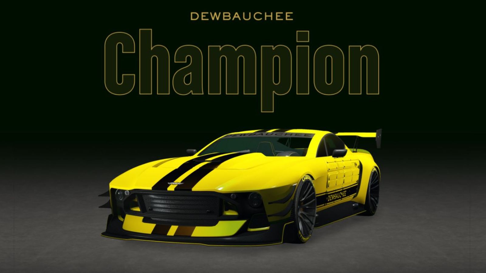 GTA Online Dewbauchee Champion in Yellow