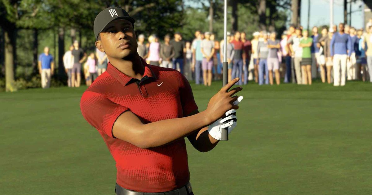 Image of Tiger Woods in PGA Tour 2K23.