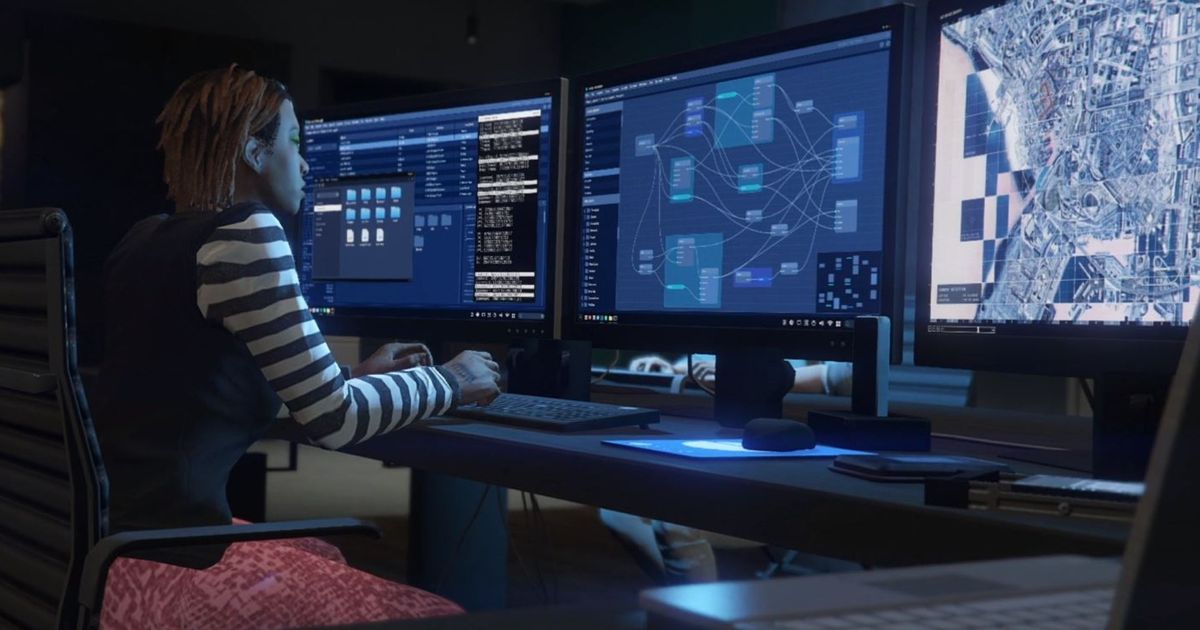 GTA Online The Contract. Imani is at her desk trying to hack into Dr.Dre's phone to find where it is. 