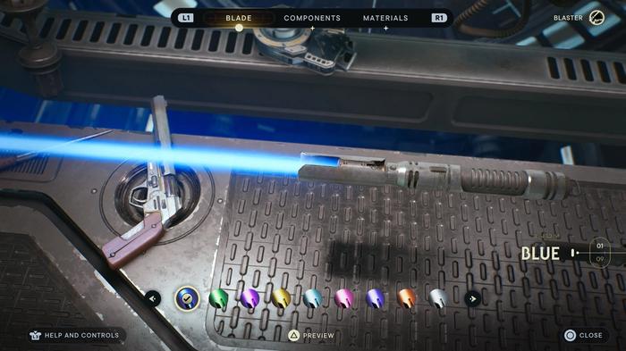All Lightsaber colours in Star Wars Jedi Survivor