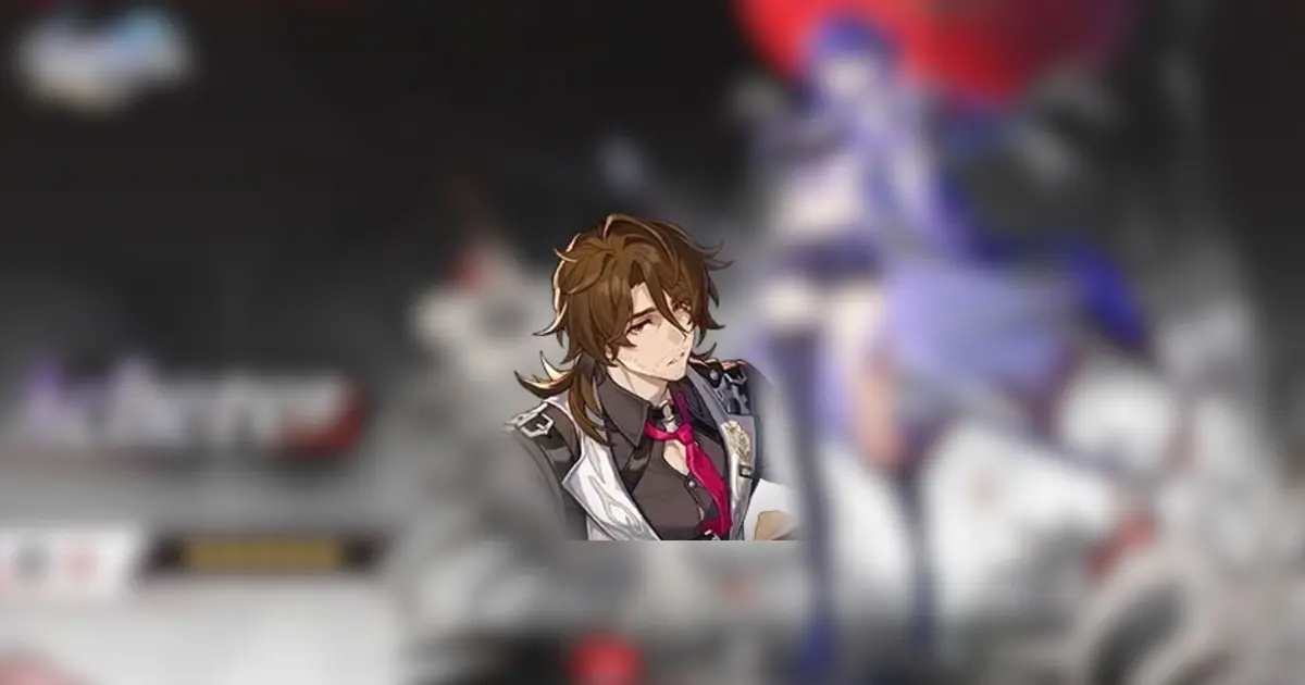 Image of Honkai Star Rail Gallagher on blurred background