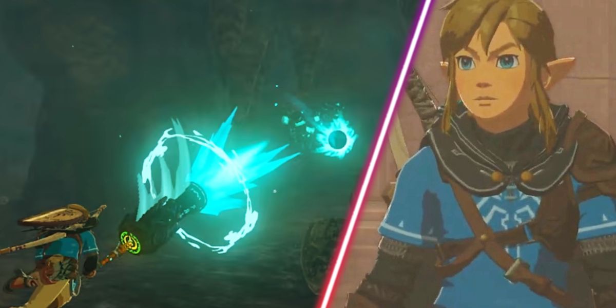 Link using a weapon in The Legend of Zelda: Tears of the Kingdom.