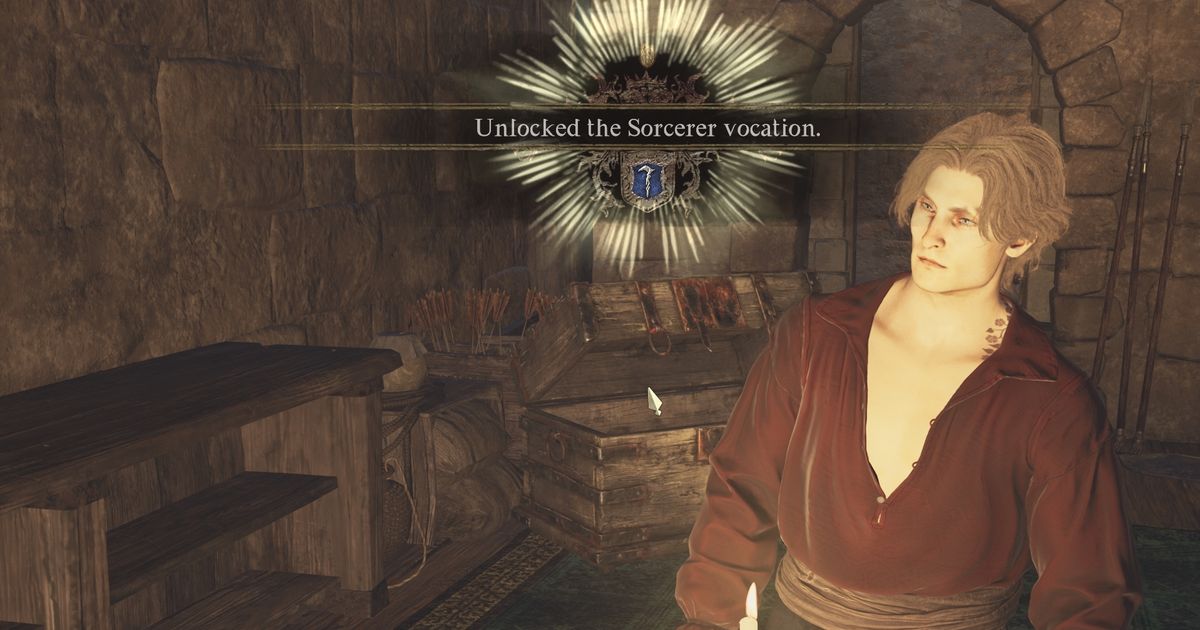 Dragon's Dogma 2 player unlocking sorcerer vocation