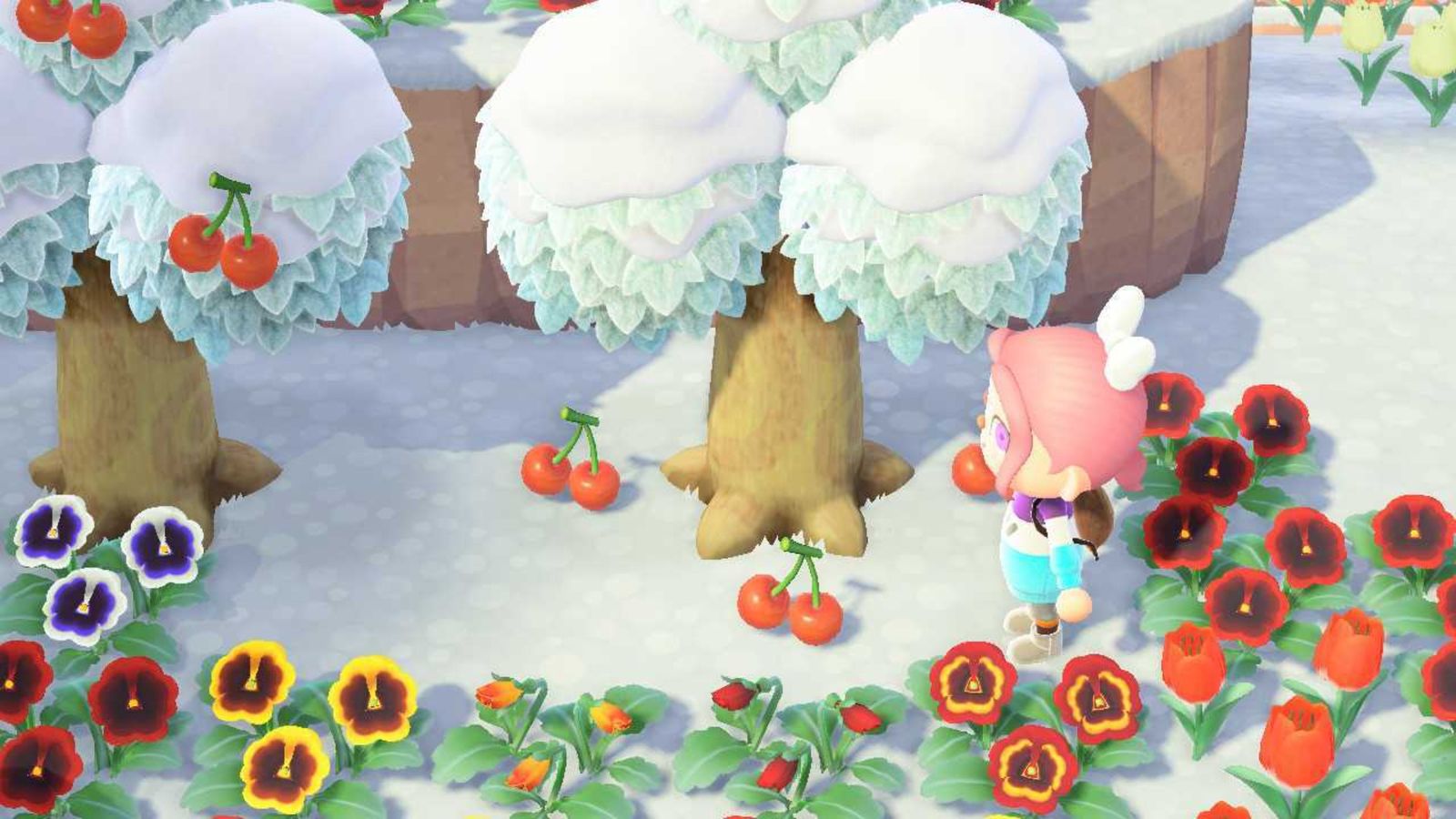 Animal Crossing New Horizons Cherries on the ground