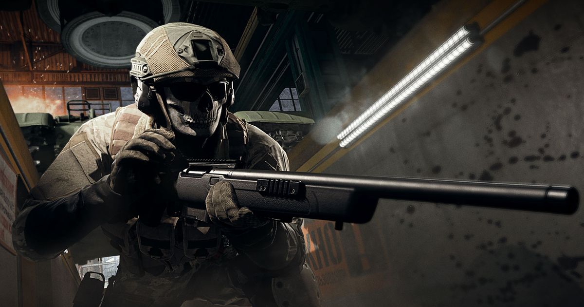 Image showing Warzone player holding sniper rifle