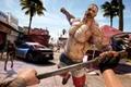 Dead Island 2 zombie fighting the player character