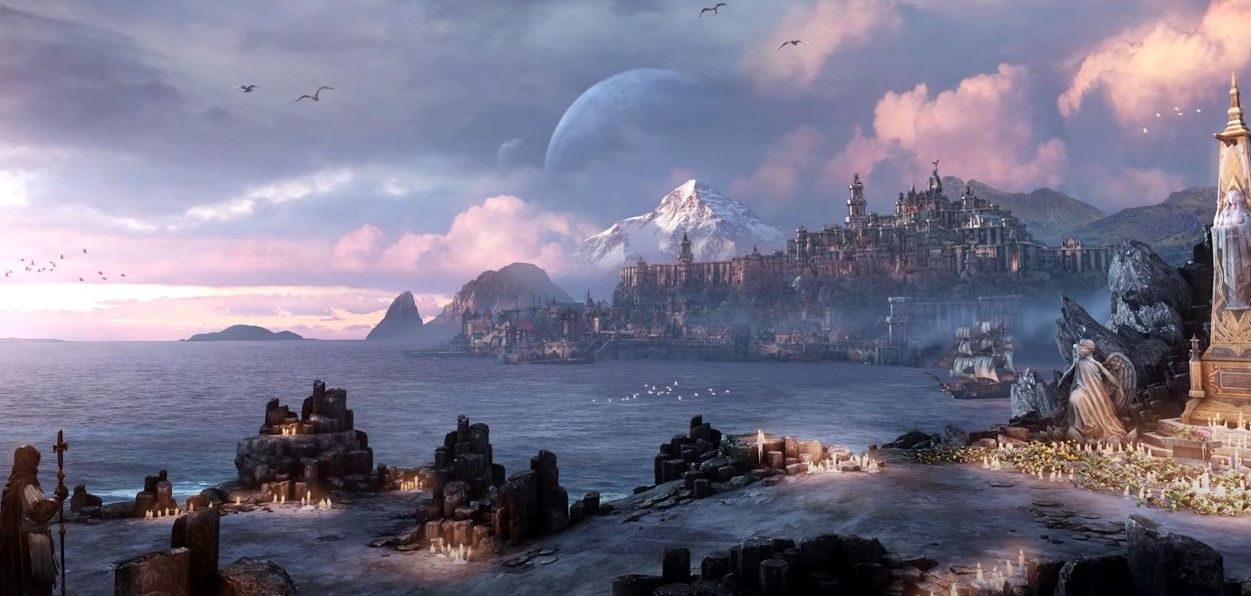 A coastal landscape in Lost Ark
