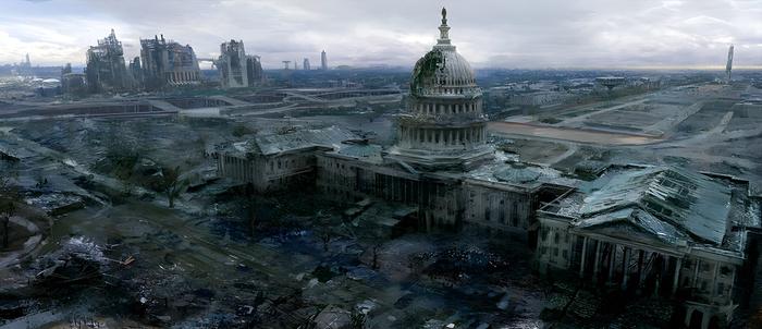Concept art for Fallout 3.