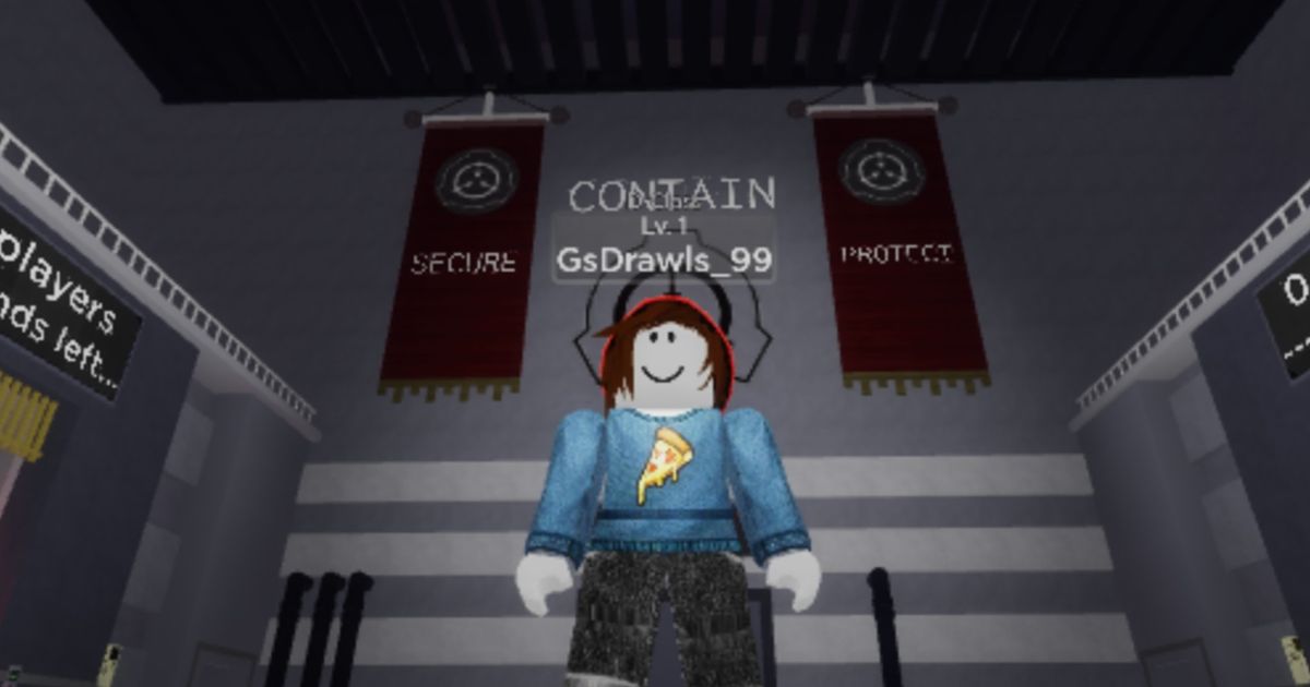 Screenshot from SCP Tower Defense, showing the Roblox player in the pre-match lobby