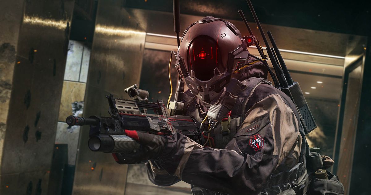 Modern Warfare 3 Warlord Rainmaker holding assault rifle