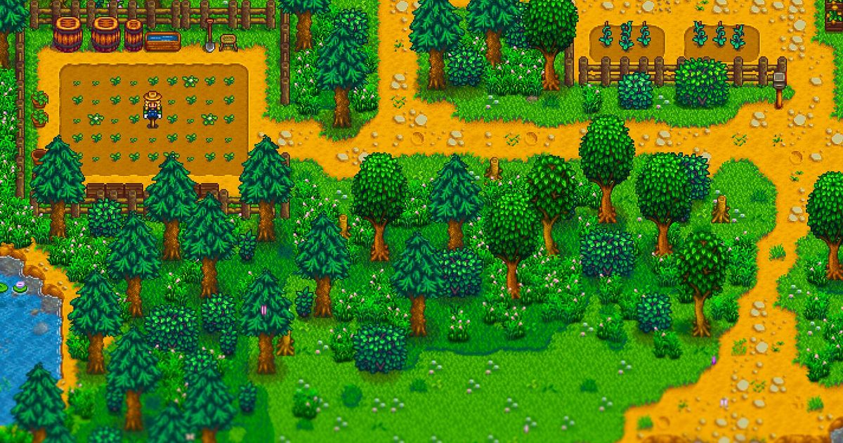 Trees in Stardew Valley
