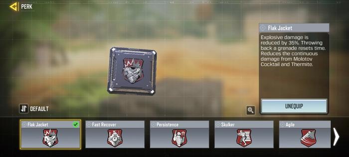 This image contains a preview of all the Red Perks available in COD: Mobile Season 6.