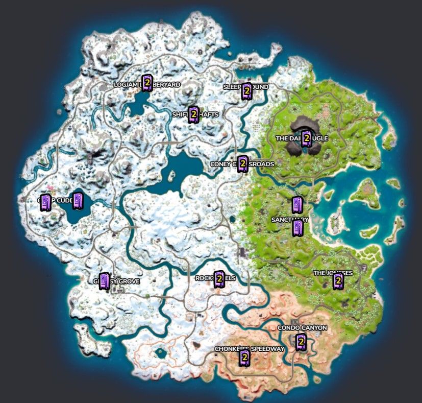 Fortnite Weapon-O-Matic locations