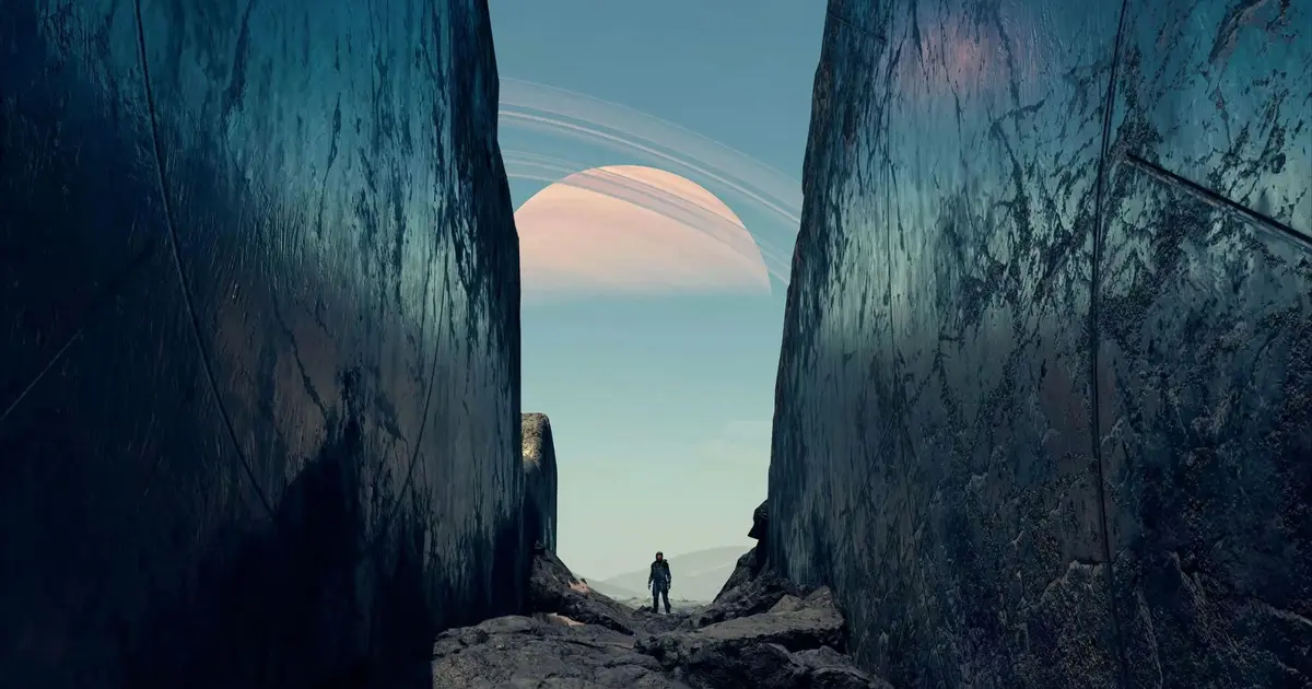 Image of Starfield player walking on a planet