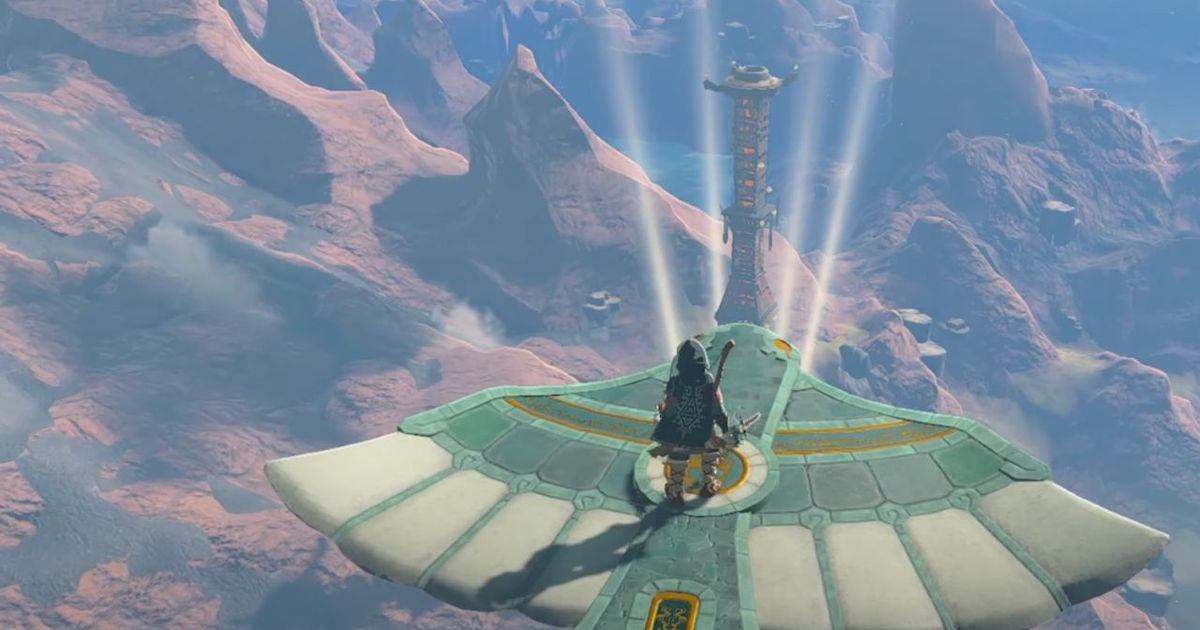 Zelda Tears of the Kingdom: Eldin Canyon Skyview Tower