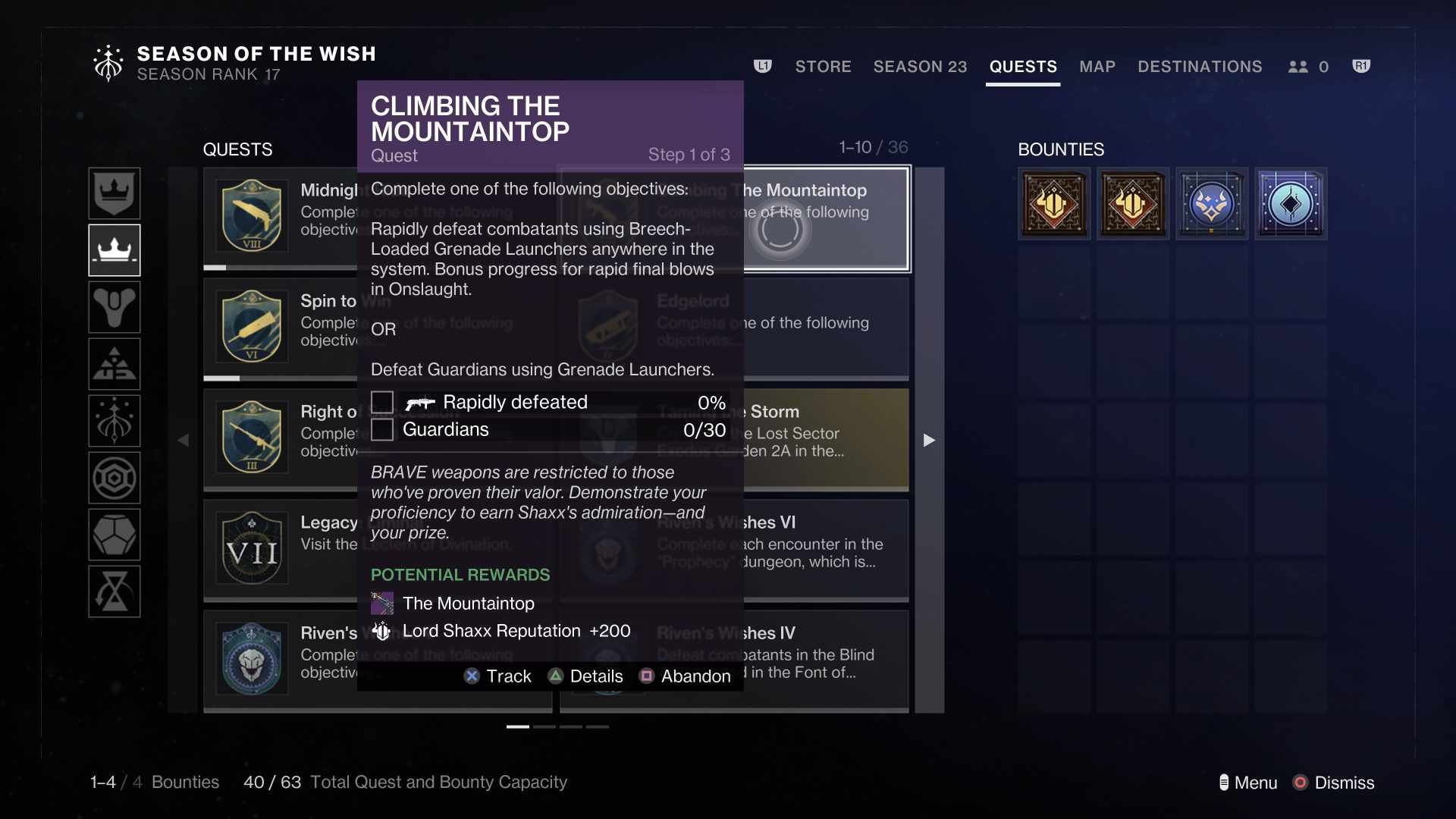 Как выполнить квест «Восхождение на вершину горы» в Destiny 2