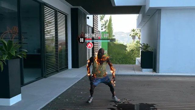 Dead Island 2 screenshot showing Obi the Pool Guy