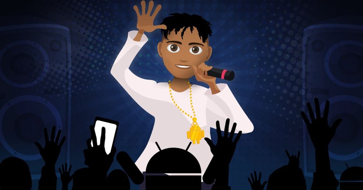 Image from BitLife, showing a singer performing to a crowd