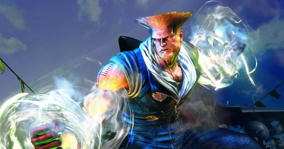 A fighter powering up a move in Street Fighter 6.