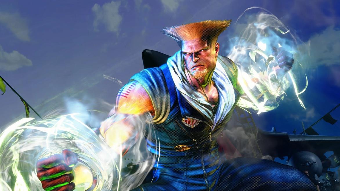 A fighter powering up a move in Street Fighter 6.