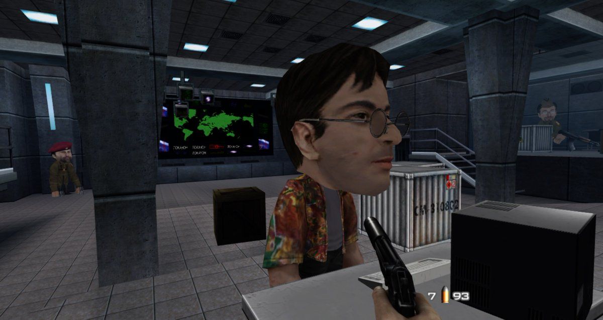 DK Big Head Mode in GoldenEye 007