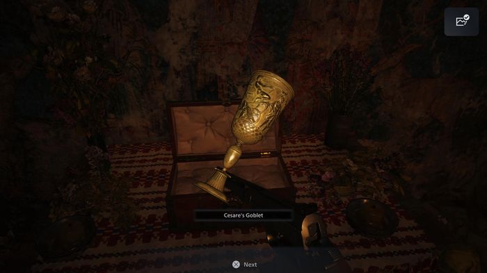 The Cesare's Goblet item in Resident Evil Village