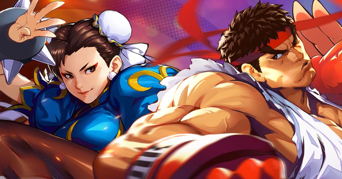 Street Fighter duel key art featuring CHun-Li and Ryu