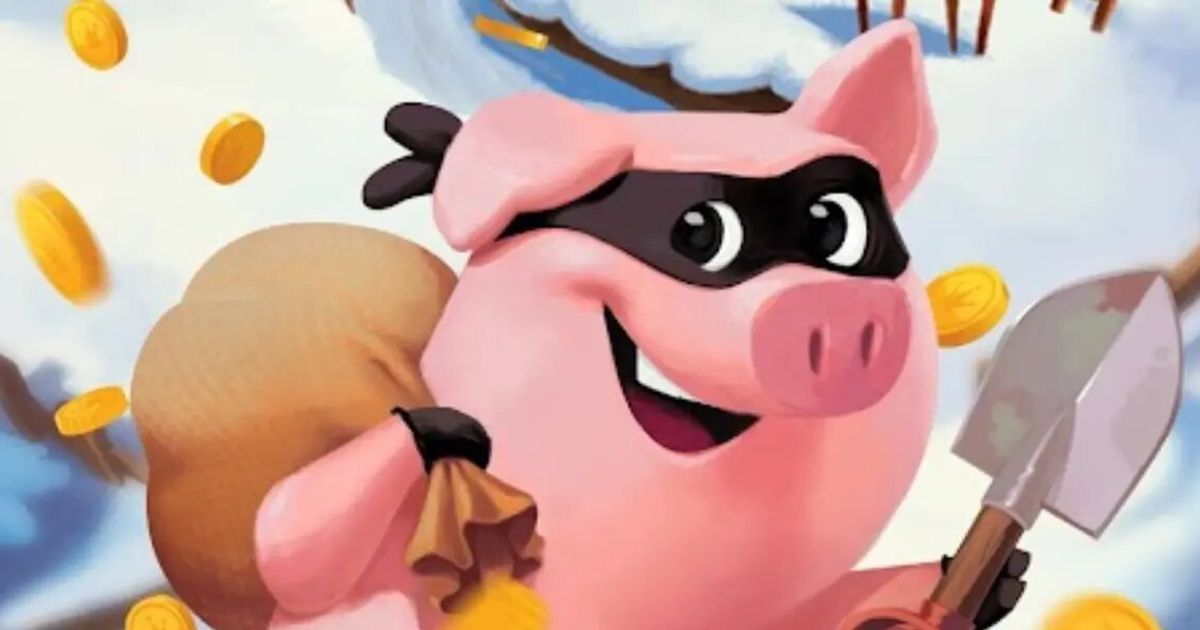 A playful cartoon character wearing a cow mask on its head, surrounded by a collection of toy animals, hinting at the whimsical world of Coin Master's casino game correlations.