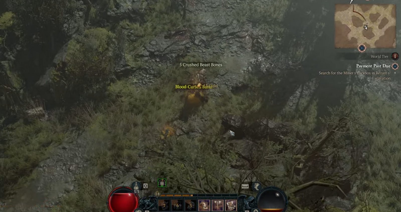 Diablo 4 Lord Eonen 5 Crushed Beast Bones Drop