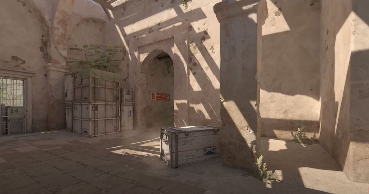 Dust II map in Counter-Strike 2