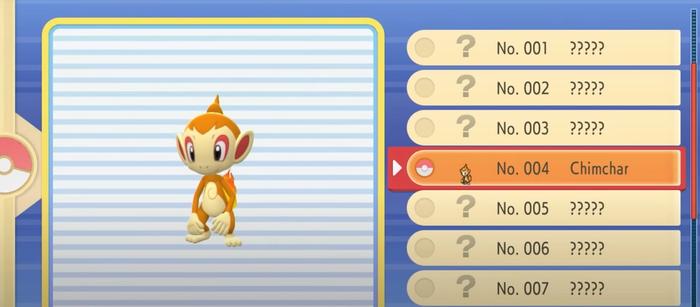 Electric-type Pokémon, Pachirisu, and their details shown in the Pokédex in Pokémon Brilliant Diamond and Shining Pearl.