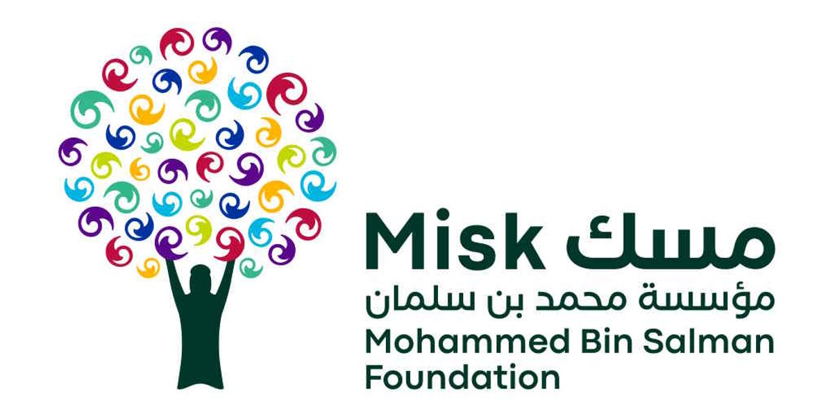 The logo of Mohammed Bin Salman's Misk foundation