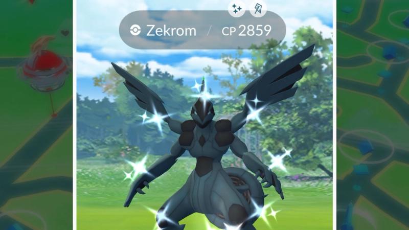 Pokemon Go Zekrom 3000+ High CP for pokedex entry and PvP