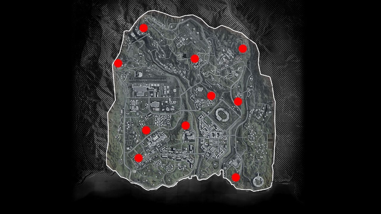 All Rambo Survival Camp Locations In Warzone