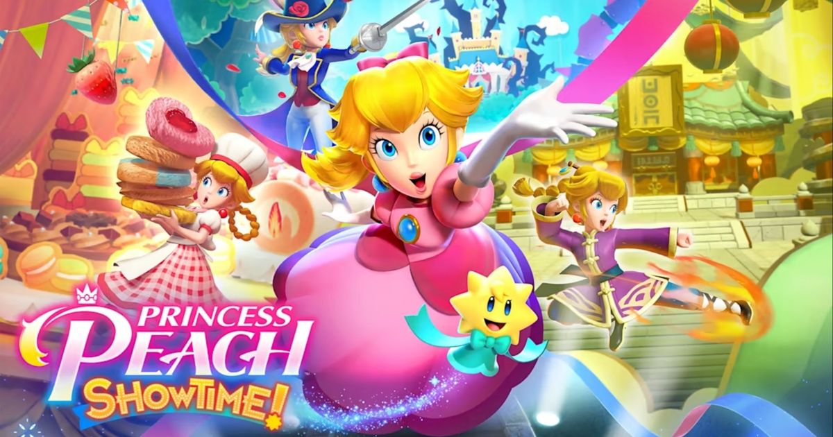 Promotional art showing Peach in Princess Peach: Showtime!