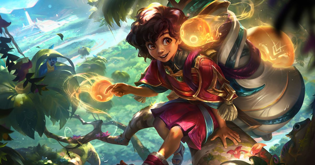 Milio in promotional art from League of Legends.