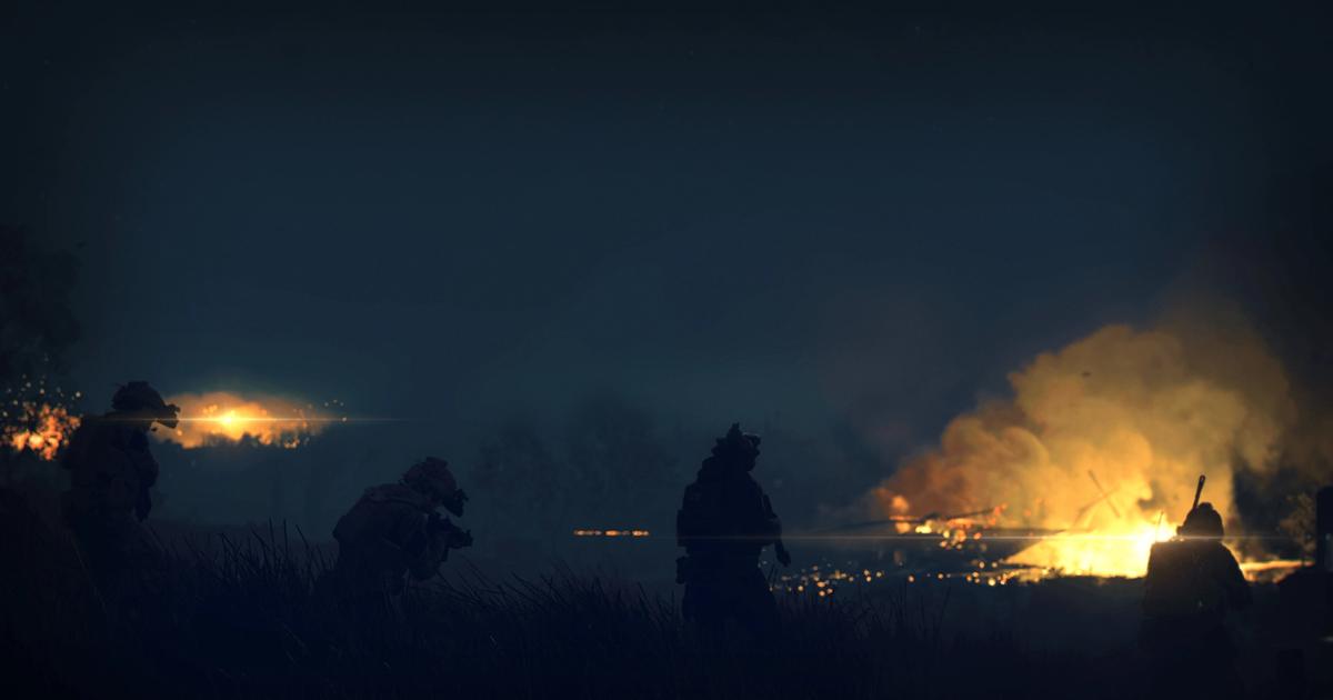 A promo screenshot for Call of Duty Modern Warfare 2.
