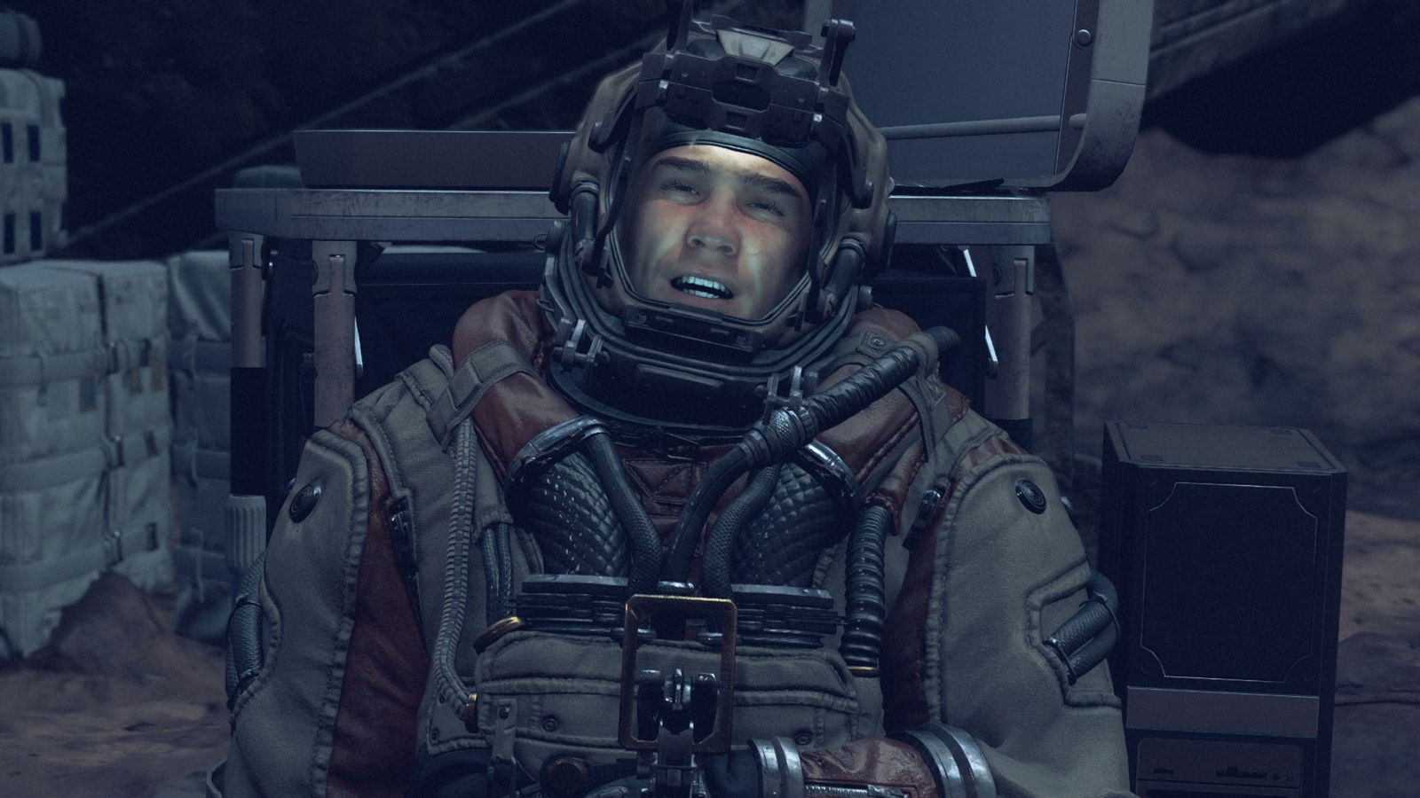 Starfield NPC Heller after being rescued