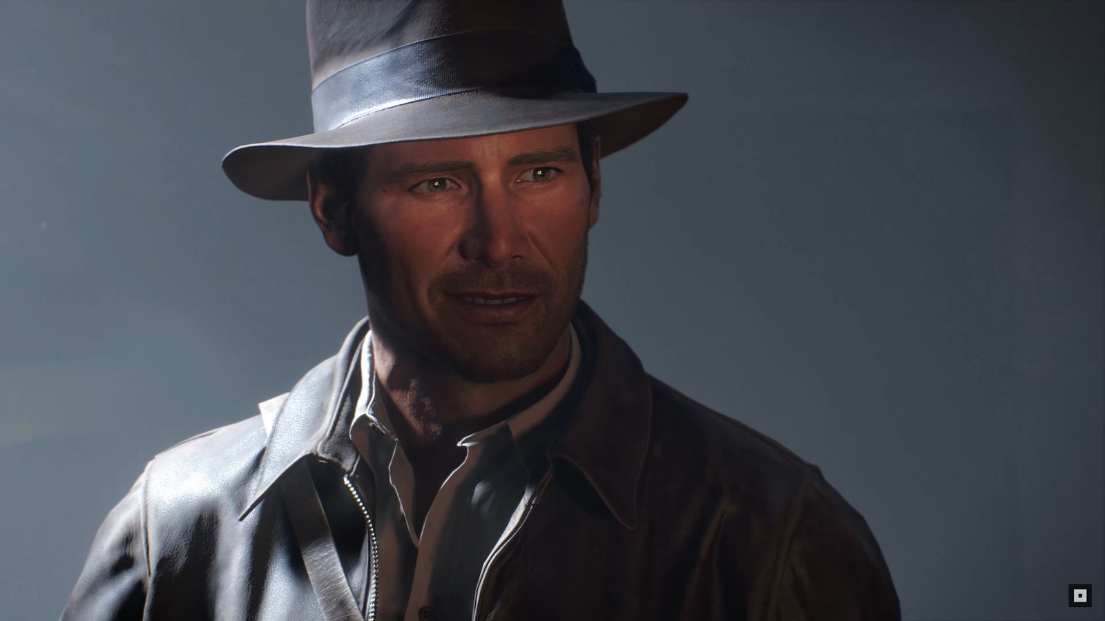 Indiana Jones and the Great Circle first-person - Indy smiling