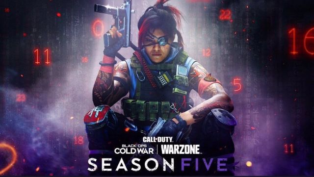 Warzone Season 5 Key Art TEC-9 Pistol