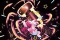 Pokemon TCG Paldean Fates - pink Tinkaton swinging her hammer, surrounded by stars
