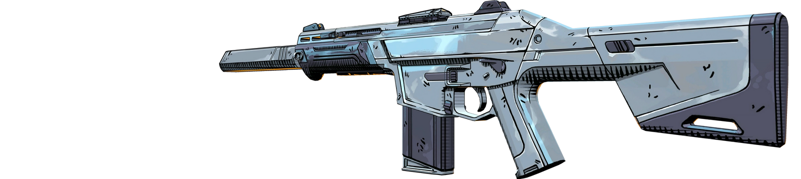 This image features the Phantom gun from Radiant Crisis bundle in VALORANT.