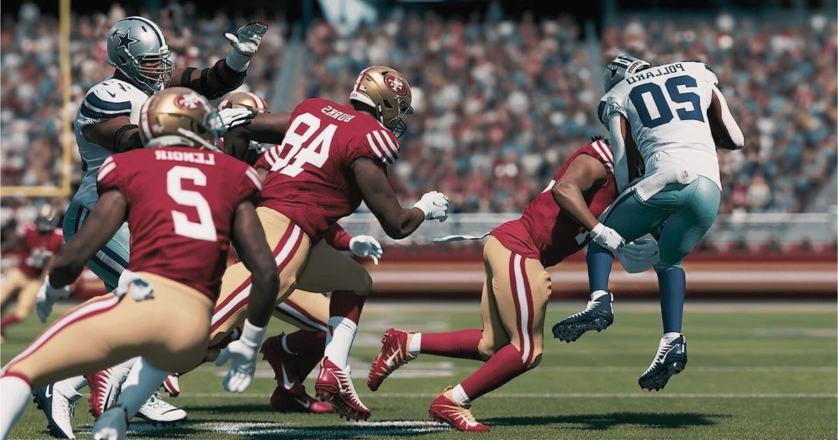 two teams playing in Madden 24