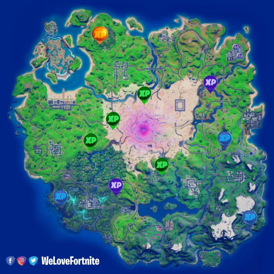 Fortnite Season 5 Week 8 XP Coins Locations: Full Guide, Where To Find ...