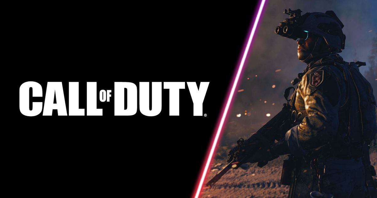 The Call of Duty logo next to a soldier